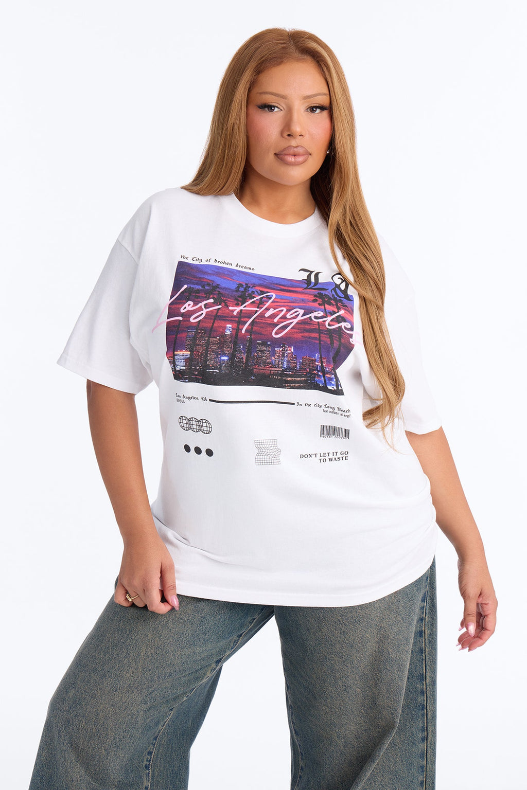 West Side Views Short Sleeve Tee - White