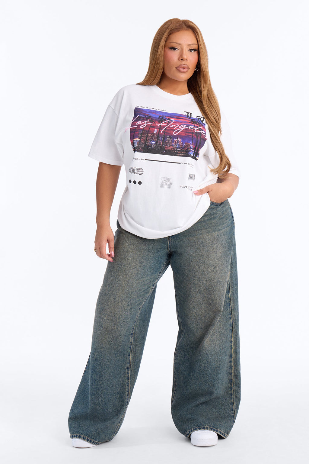 West Side Views Short Sleeve Tee - White