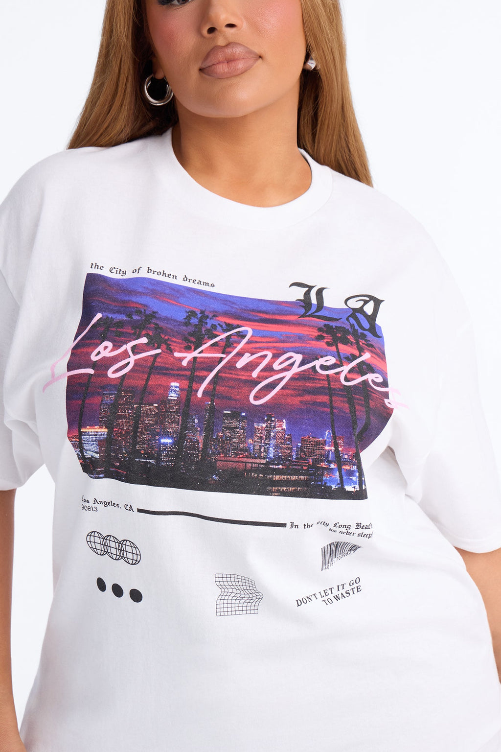 West Side Views Short Sleeve Tee - White