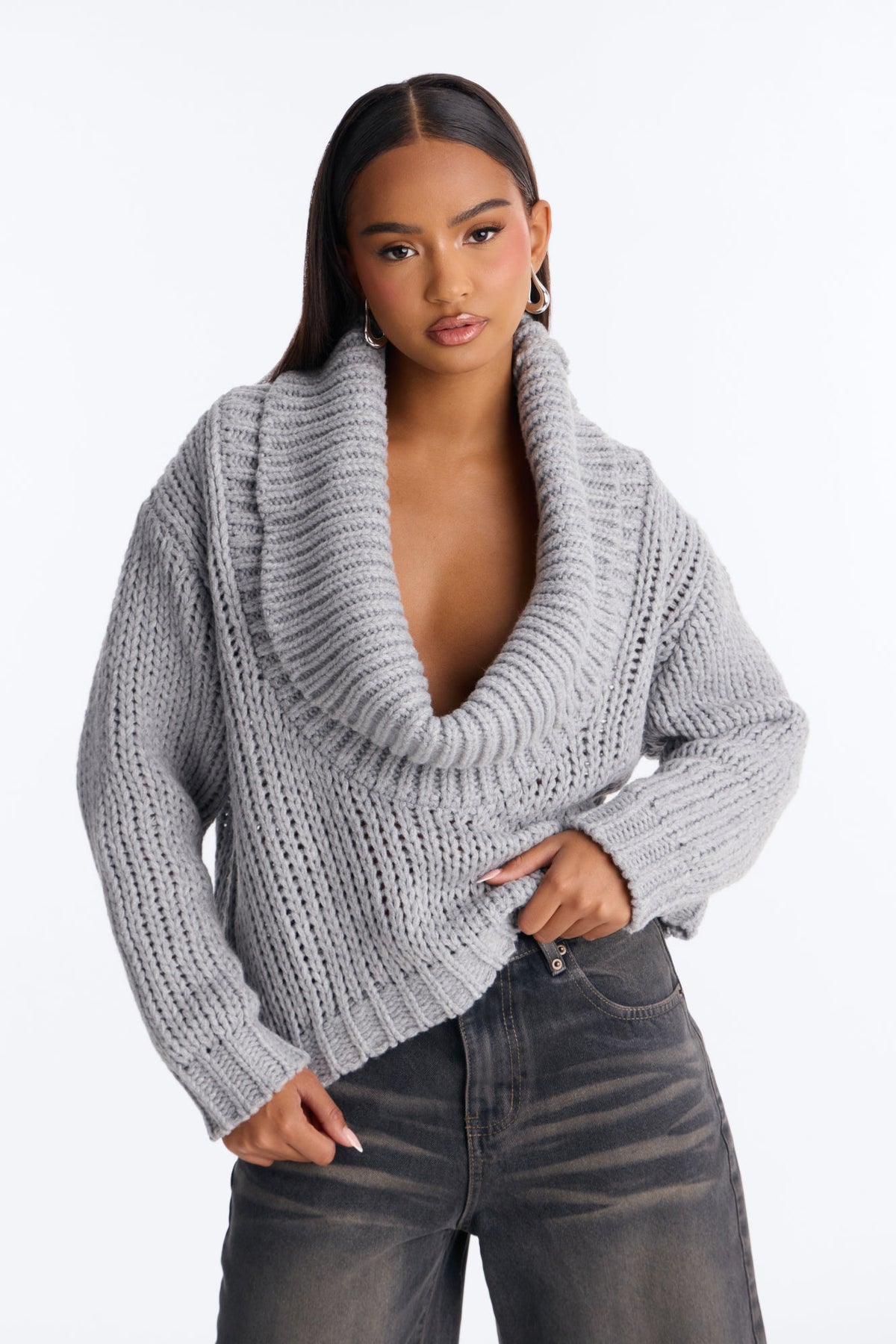 Norwalk Sweater - Heather Grey