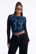 Game Days Pullover Sweater - Navy