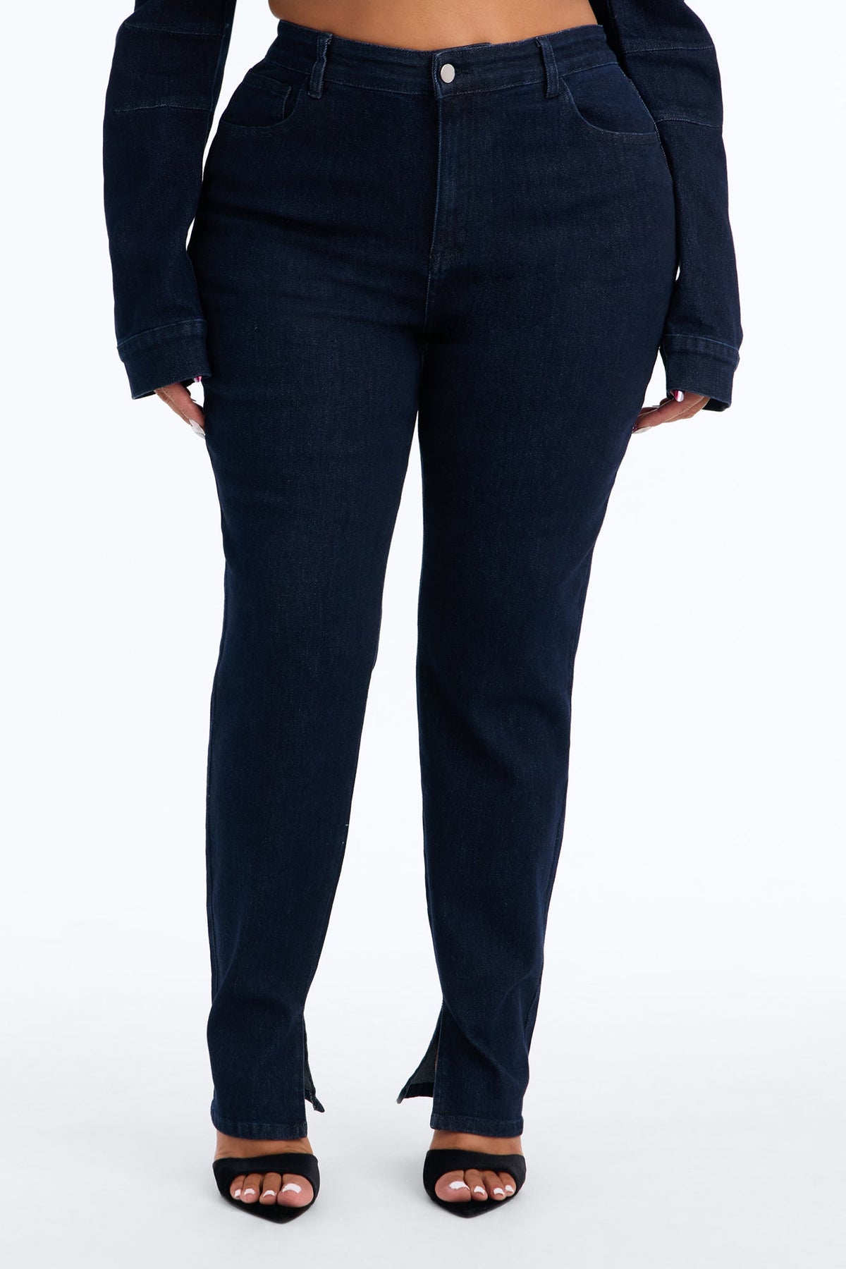 Windsor Stretch High Rise Skinny Jeans - Dark Wash