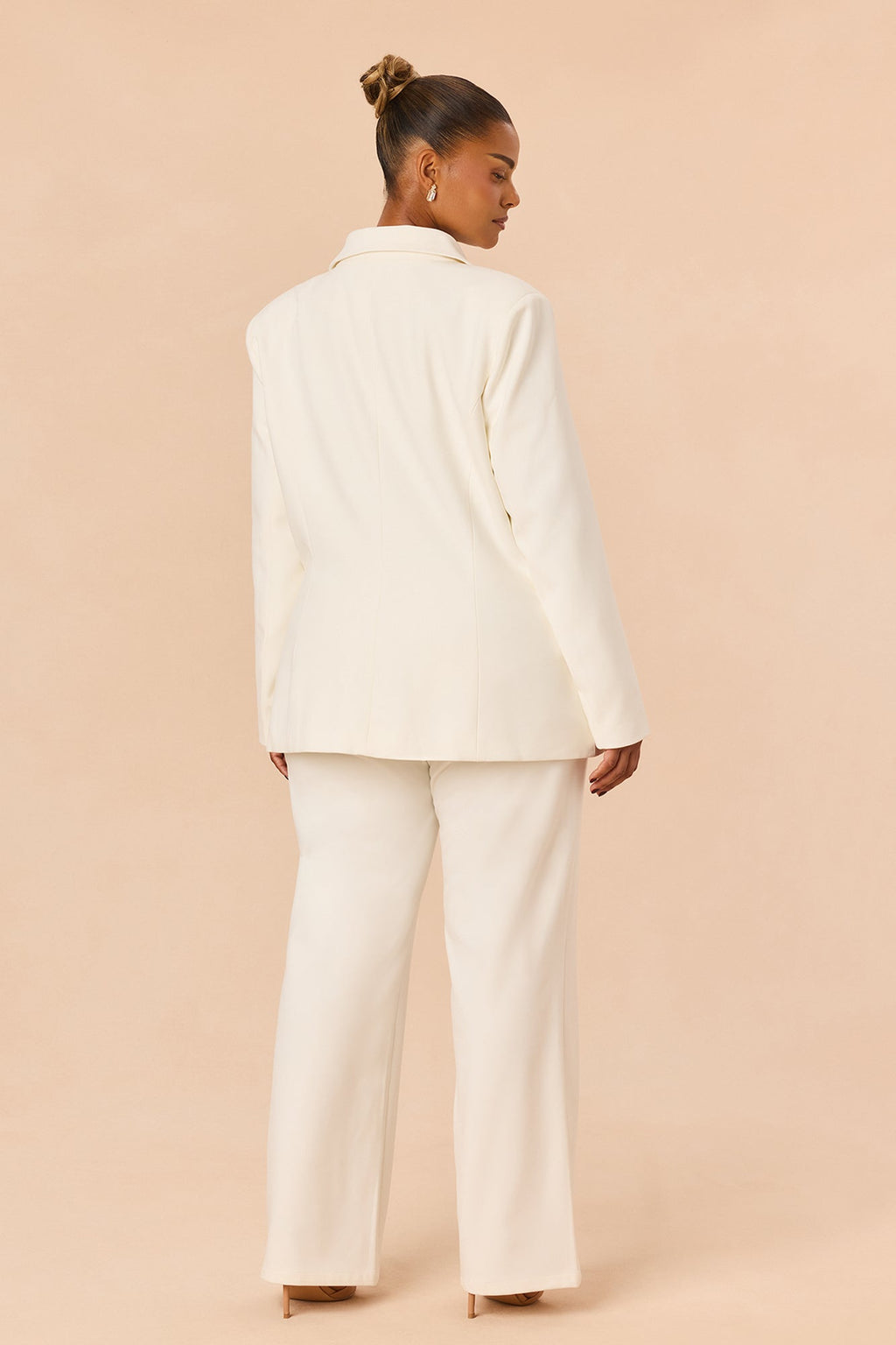 Too Timeless 3 Piece Pant Set - White