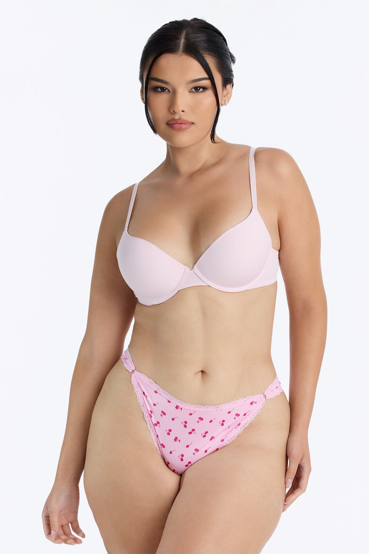 Favorite Fruit Side Strap Cheeky Panty - Pink