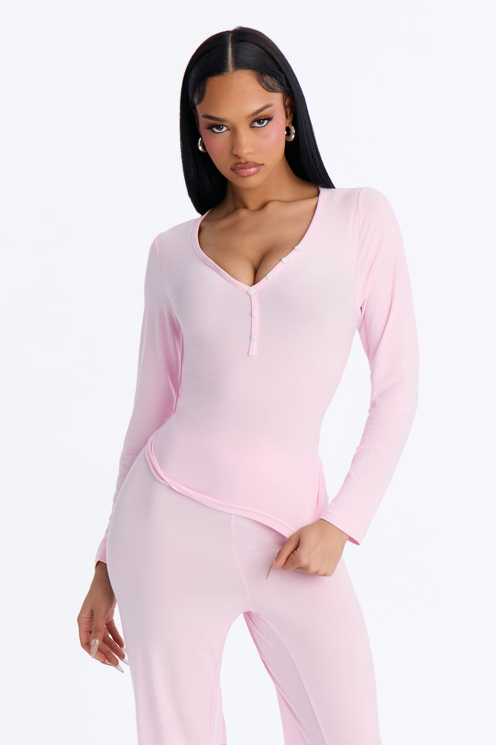 Classic Chill PJ Pant Set - Pink
