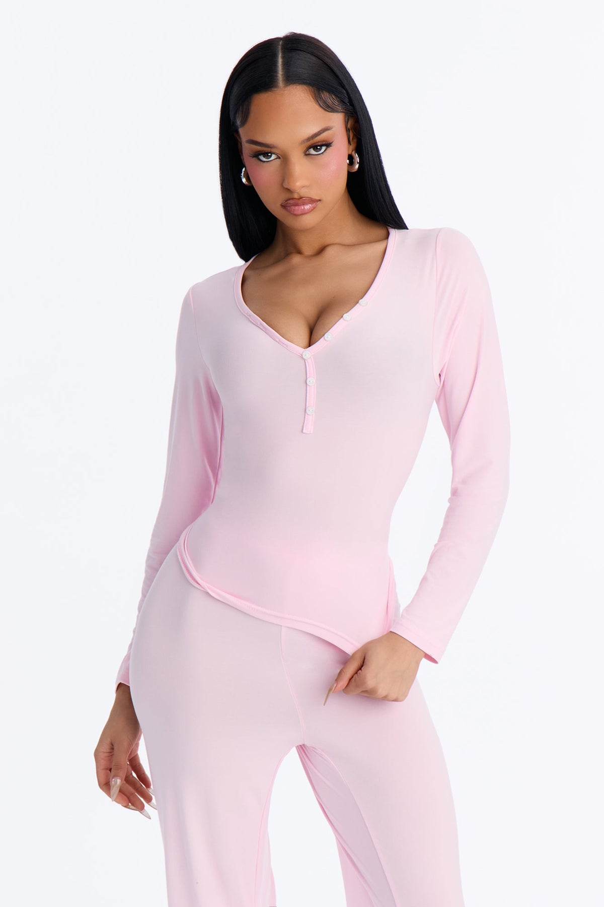 Classic Chill PJ Pant Set - Pink