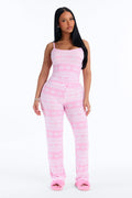 Holiday Reset PJ Pant Set - Pink/combo