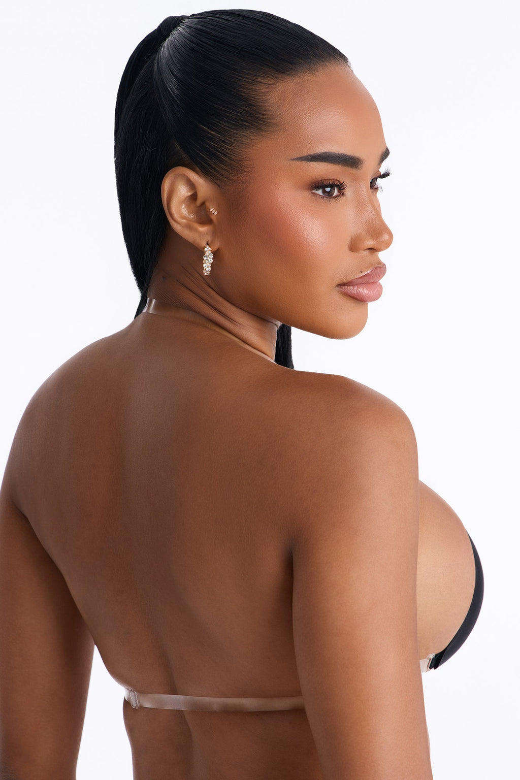 The Right Fit Triangle Invisible Bra - Black