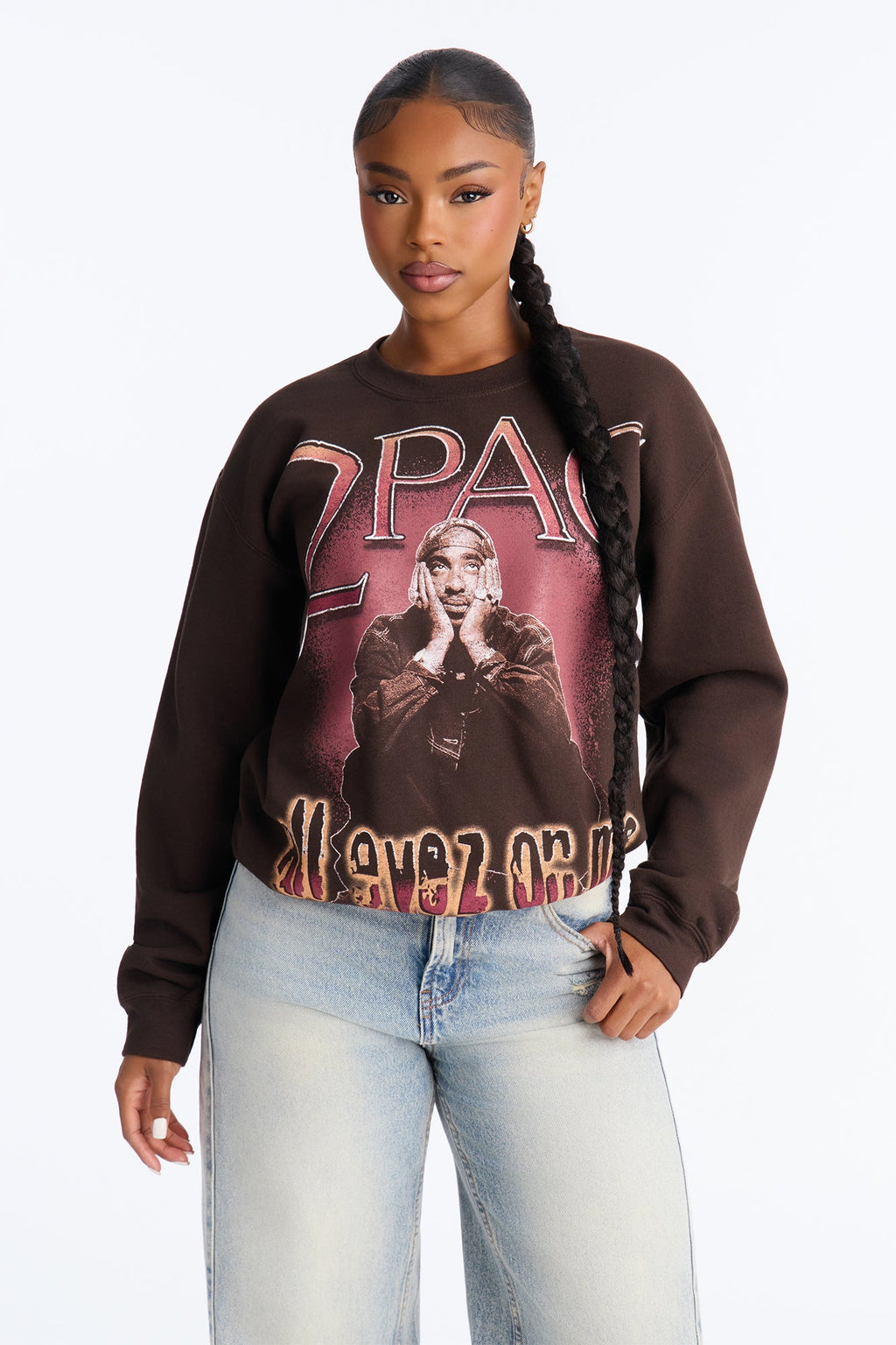 Tupac California Legacy Sweatshirt - Chocolate