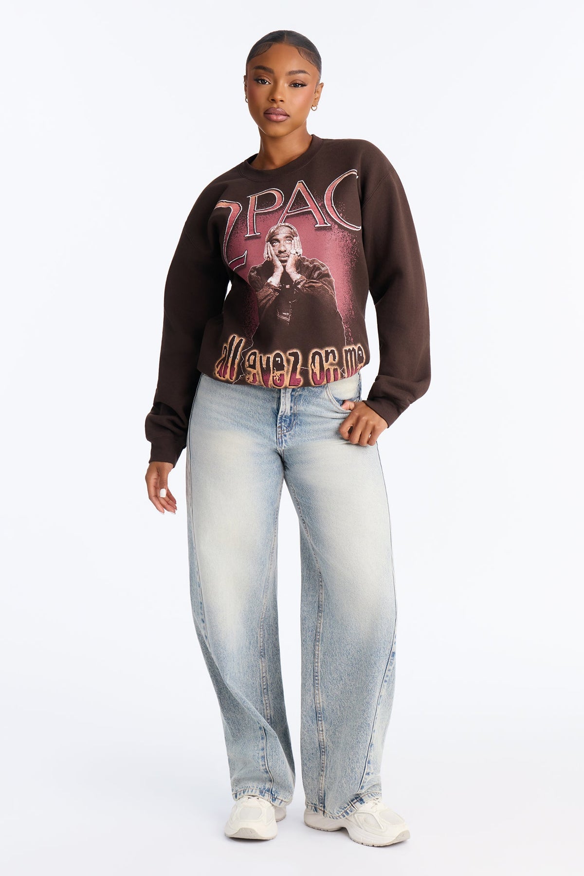 Tupac California Legacy Sweatshirt - Chocolate