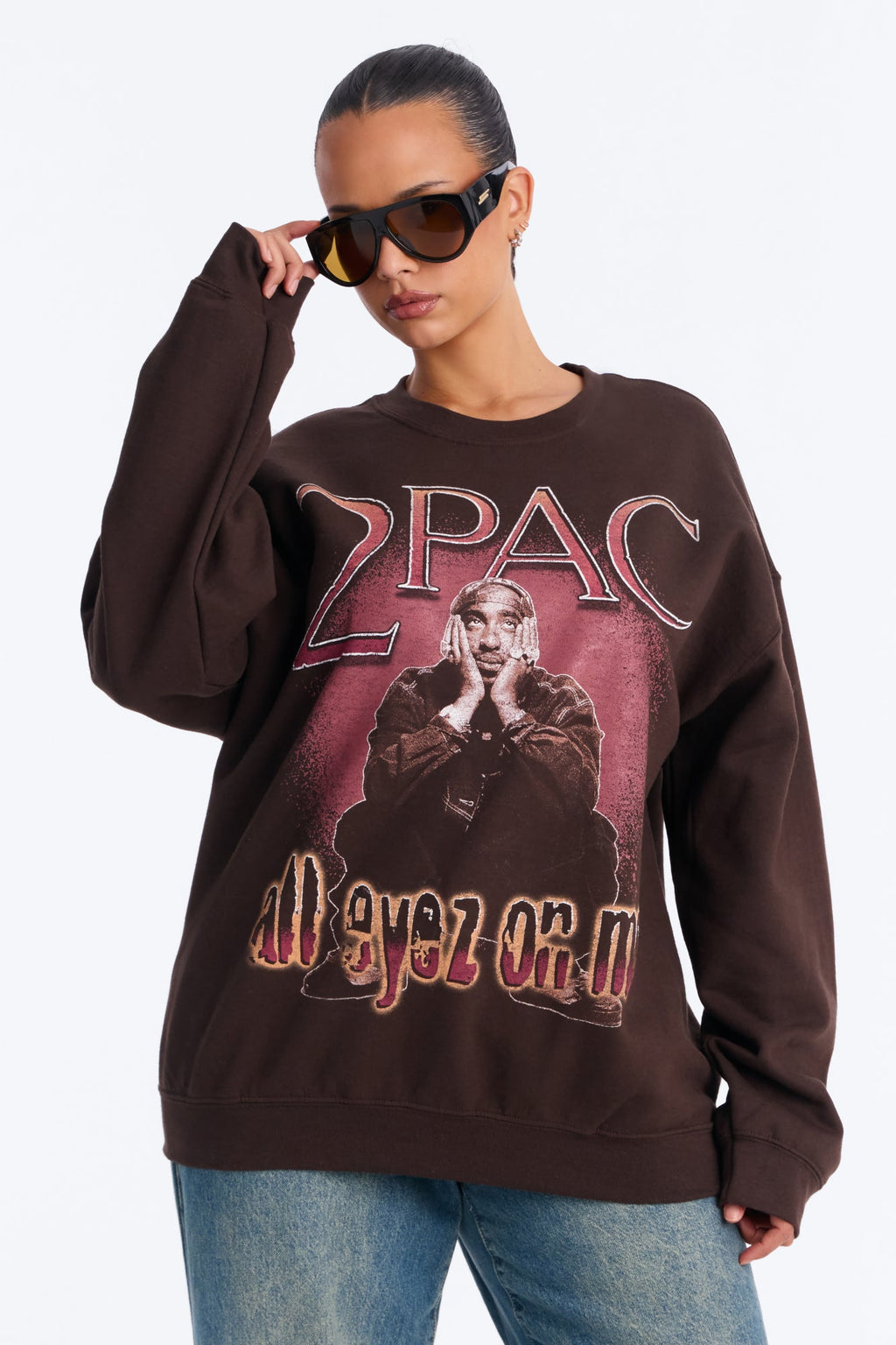 Tupac California Legacy Sweatshirt - Chocolate