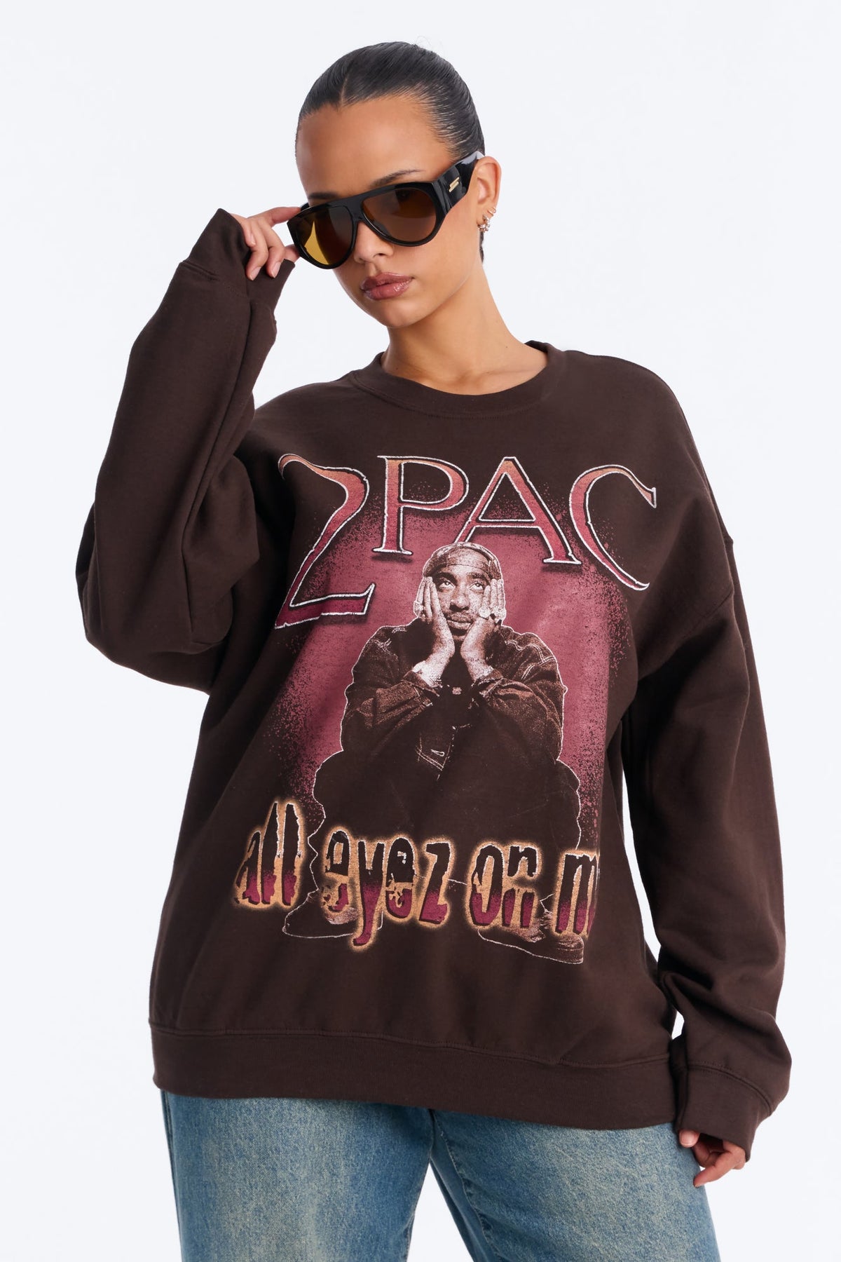 Tupac California Legacy Sweatshirt - Chocolate