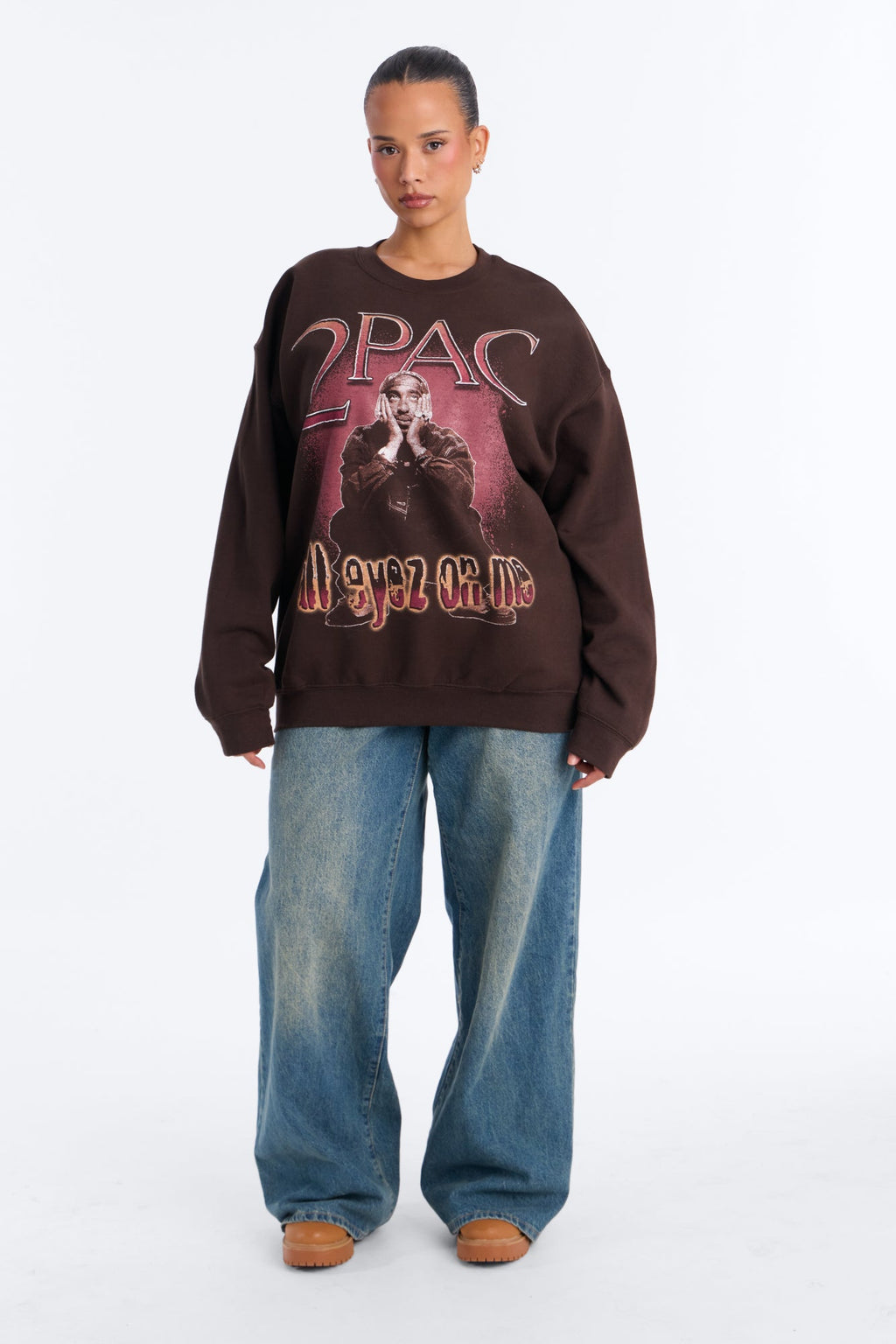 Tupac California Legacy Sweatshirt - Chocolate