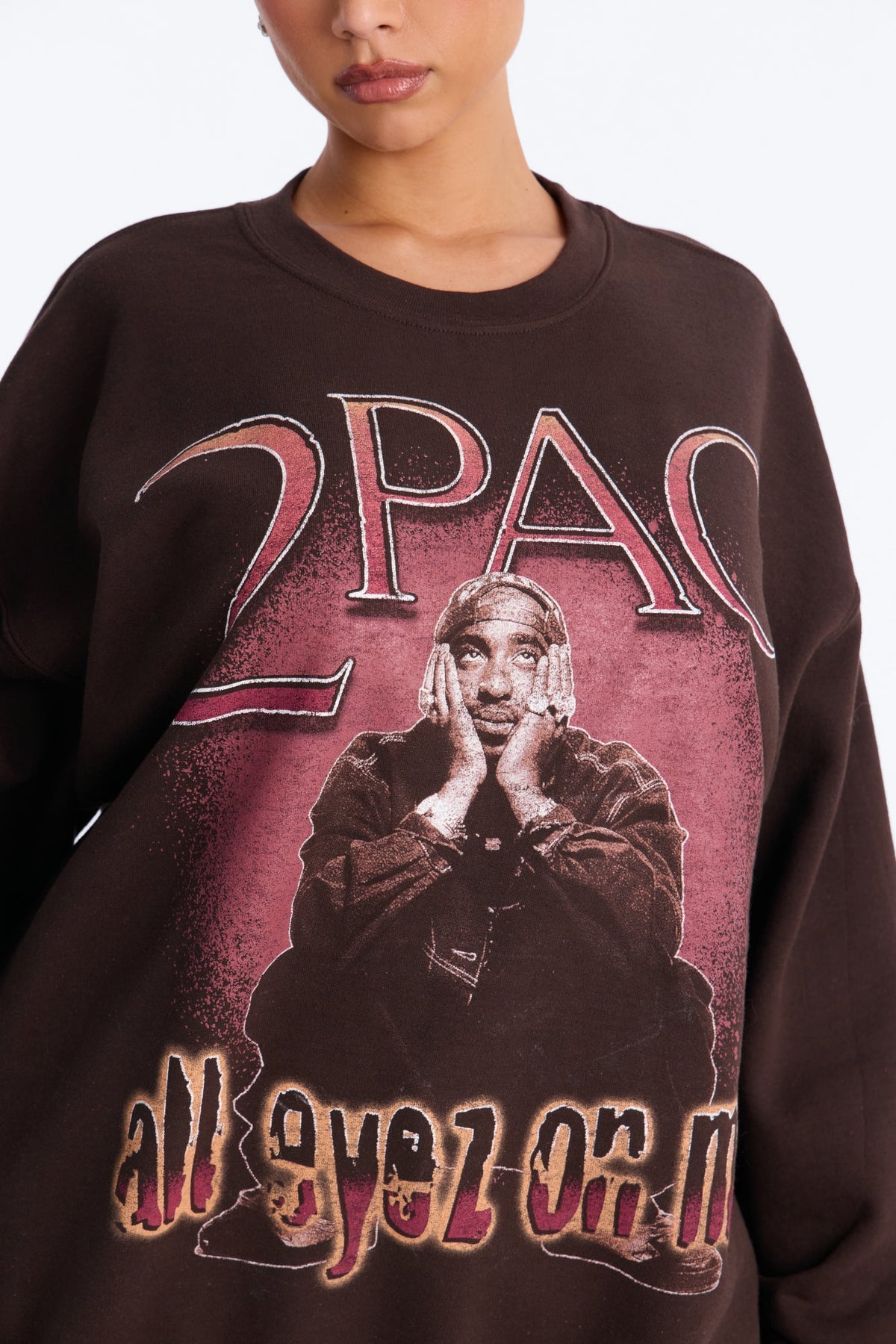 Tupac California Legacy Sweatshirt - Chocolate