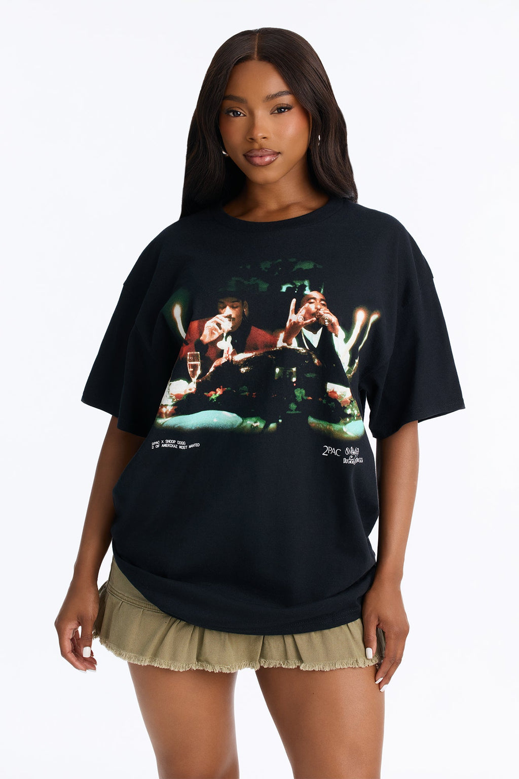 Tupac And Snoop Dogg Feast Tee - Black