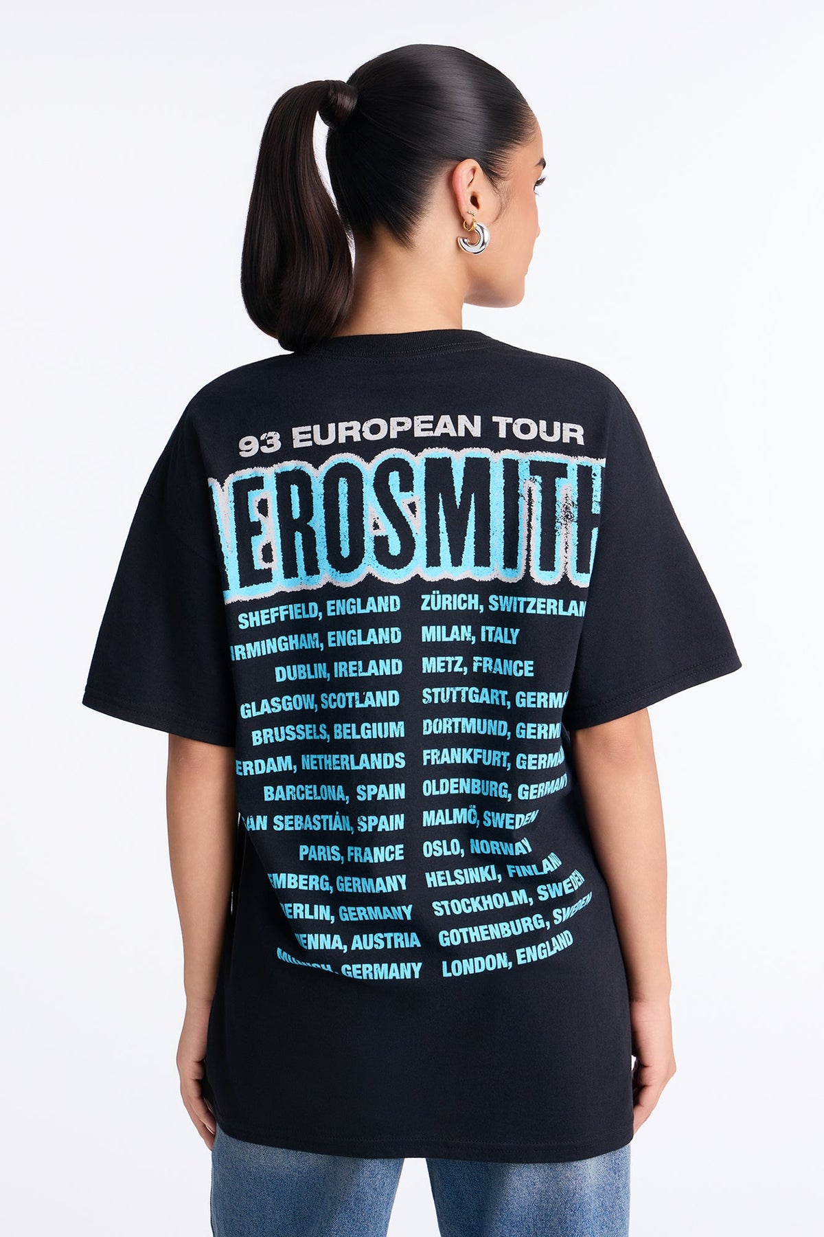 Aerosmith On Tour Band Tee - Black