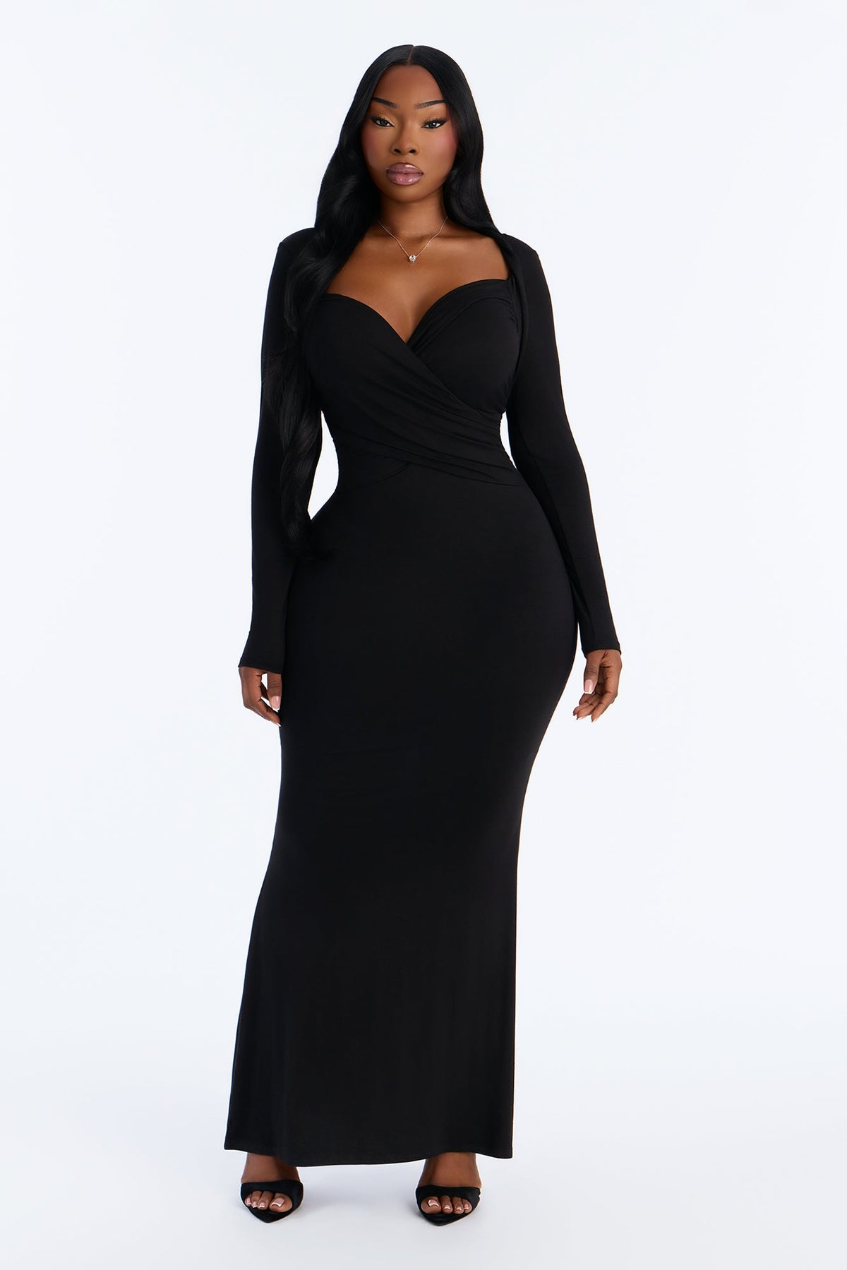 Better Than The Last Maxi Dress - Black