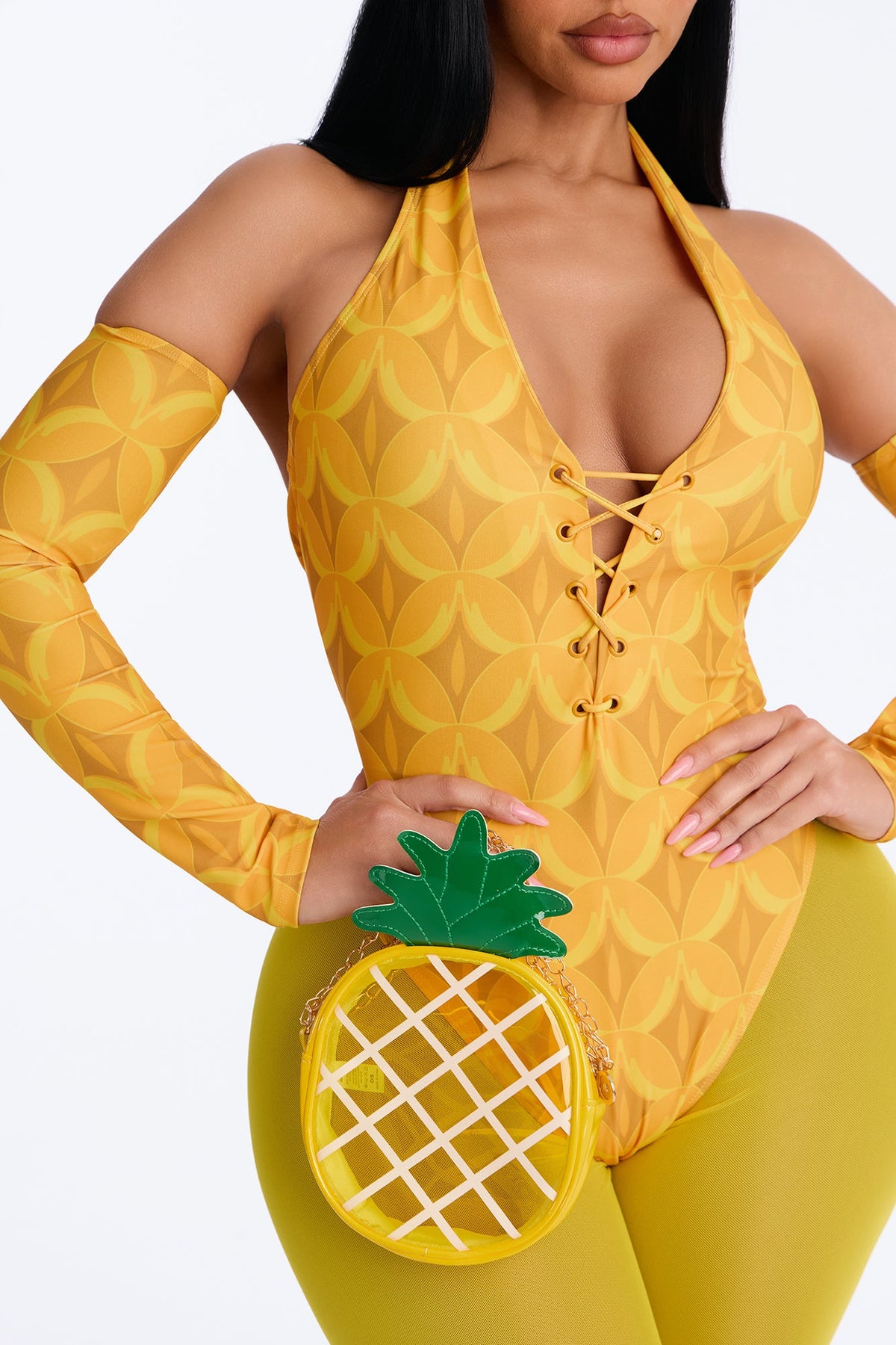 Fruit Of Temptation 5 Piece Costume Set - Yellow