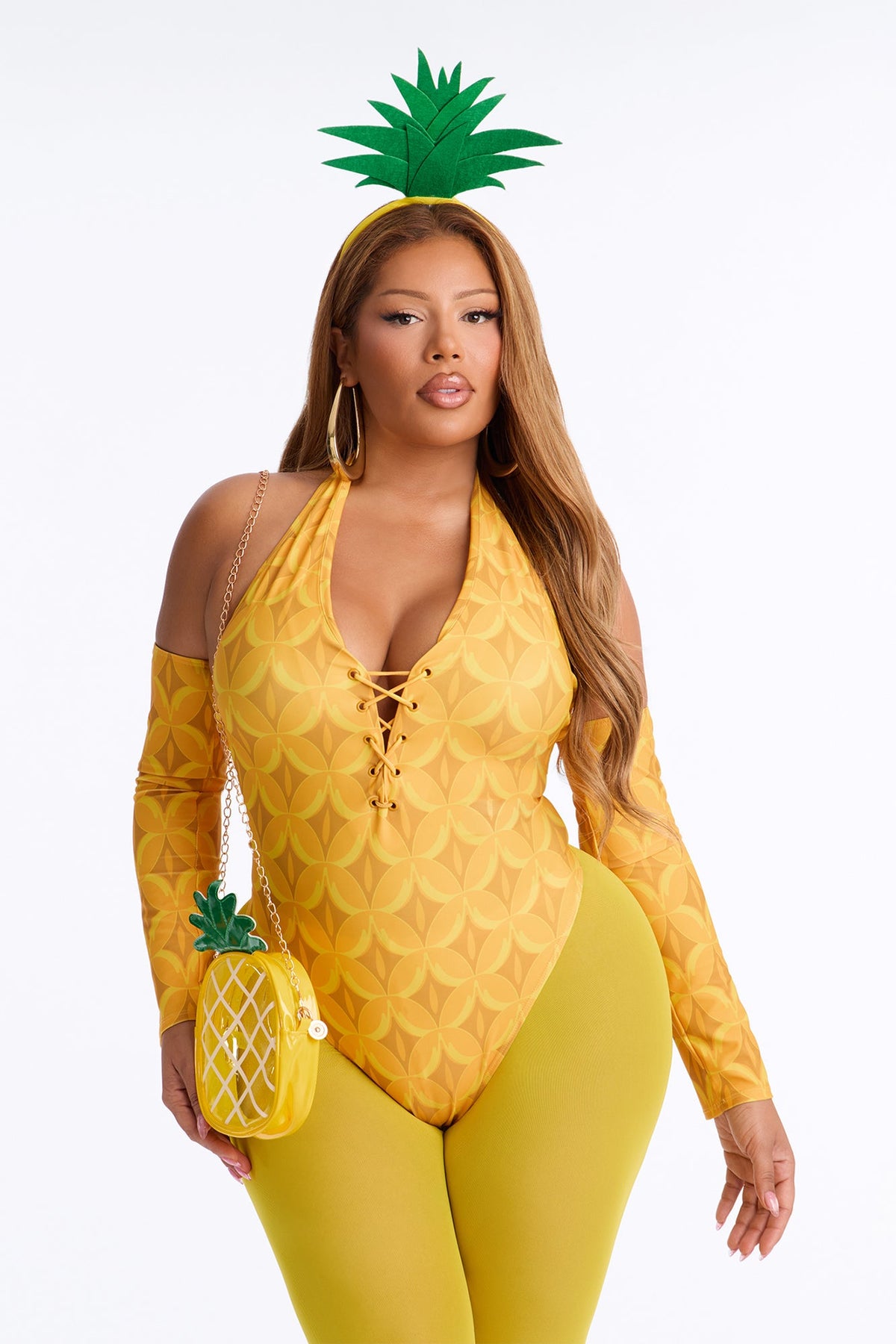 Fruit Of Temptation 5 Piece Costume Set - Yellow