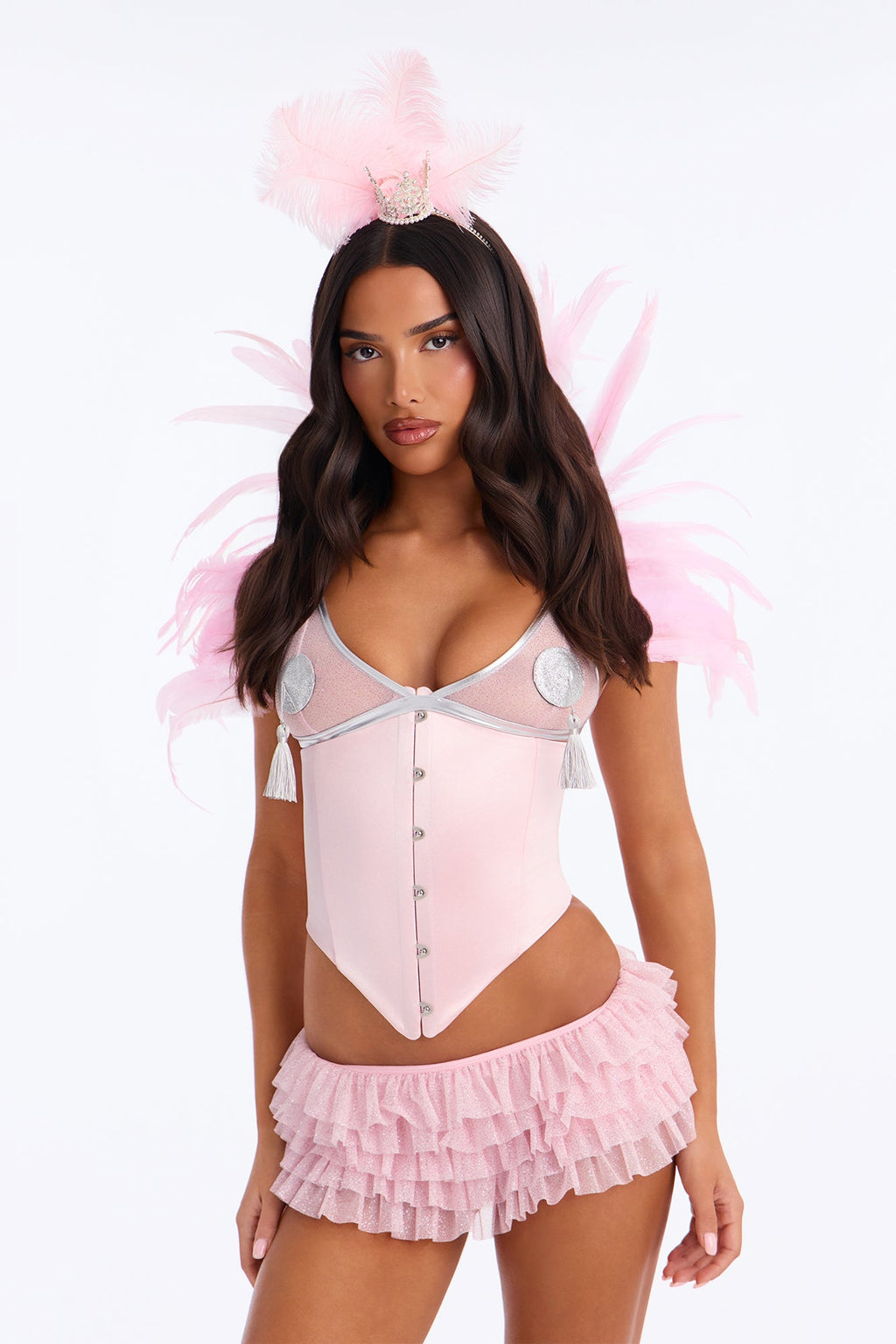 High Roller Honey 5 Piece Costume Set - Pink