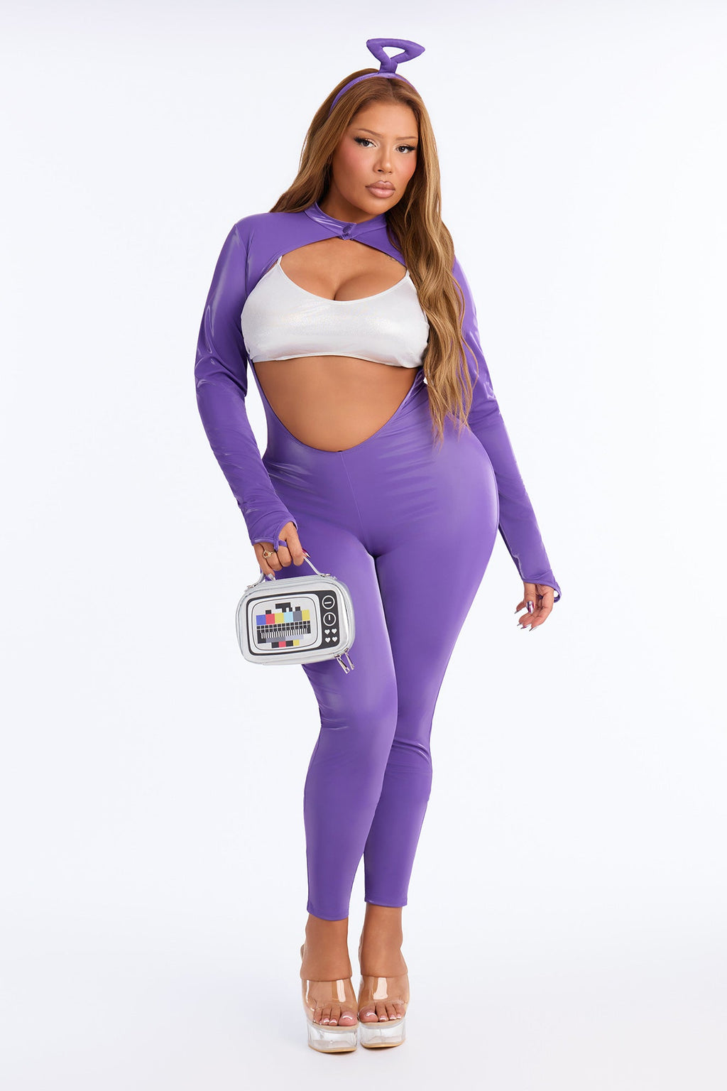 Tinker Tease 4 Piece Costume Set - Purple