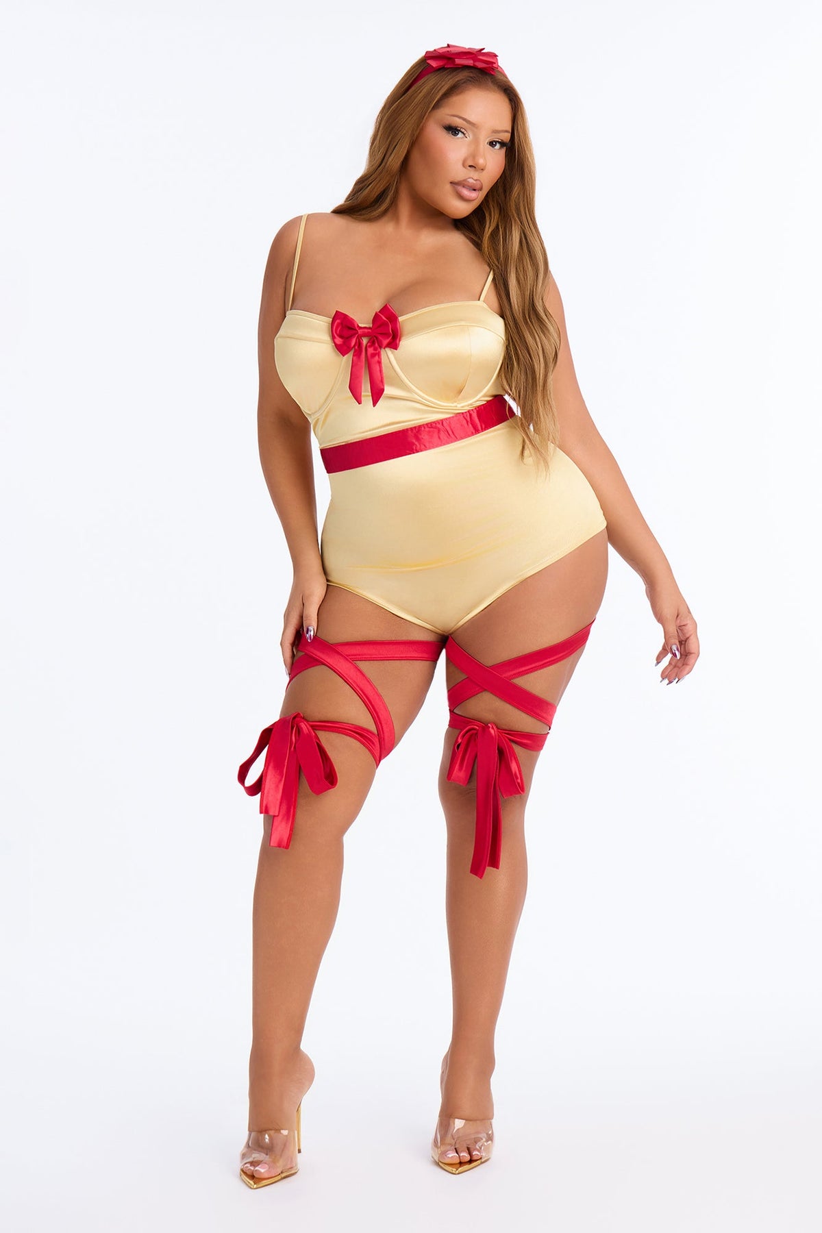 Gifted Temptation 3 Piece Costume Set - Nude/combo