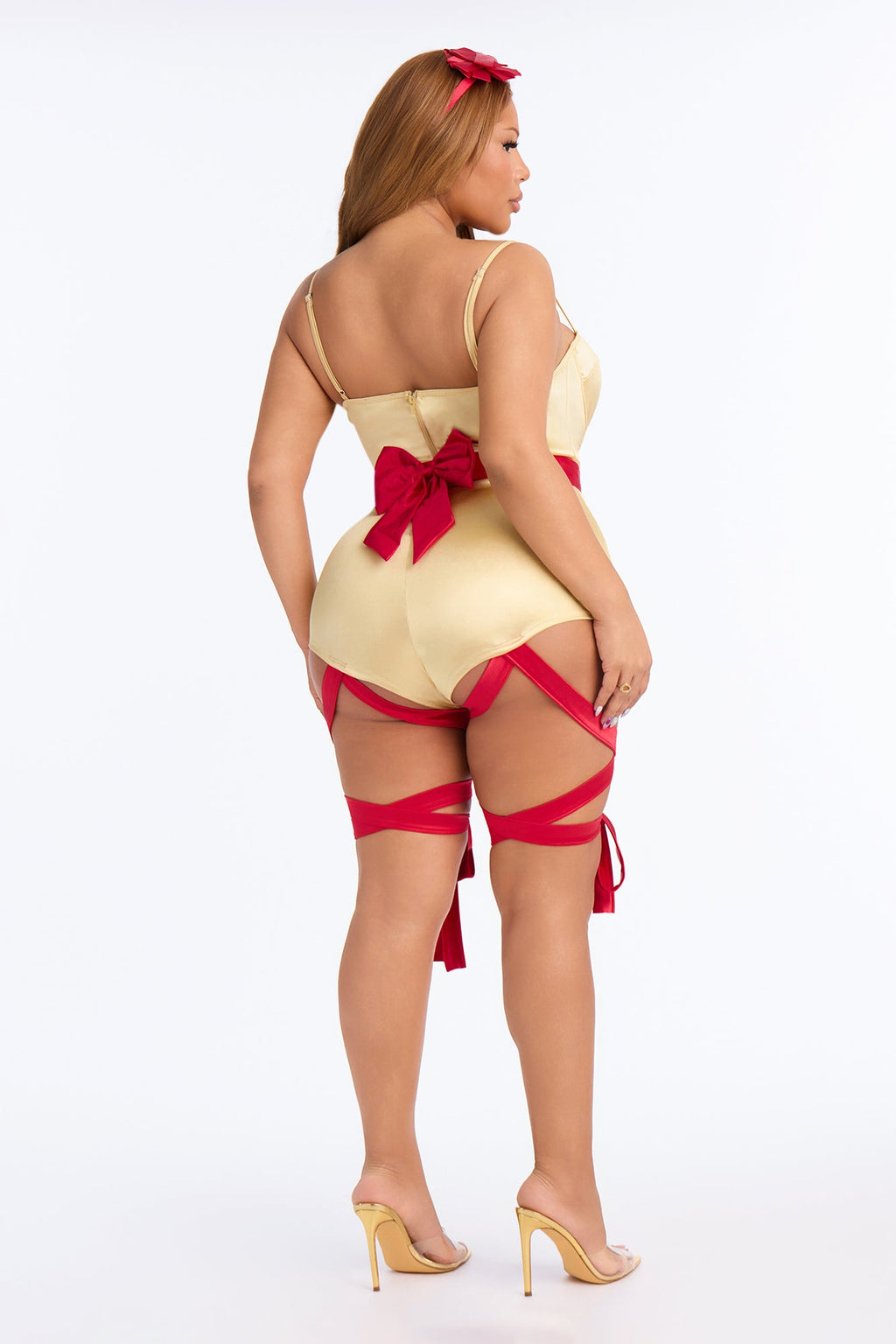 Gifted Temptation 3 Piece Costume Set - Nude/combo