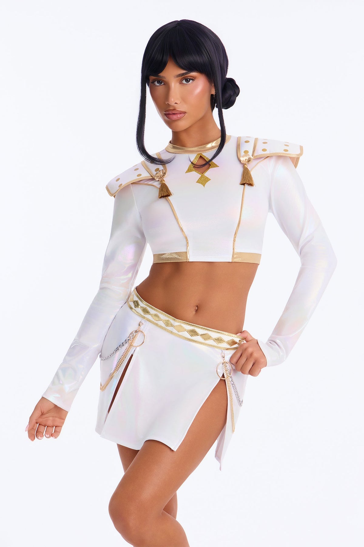 Zoe's Hitlist 5 Piece Costume Set - Silver/Combo