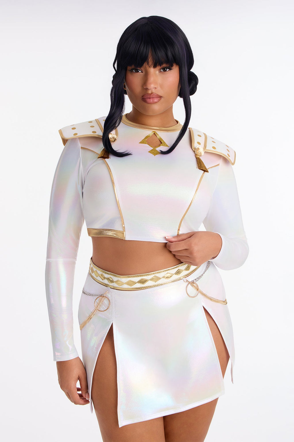 Zoe's Hitlist 5 Piece Costume Set - Silver/Combo