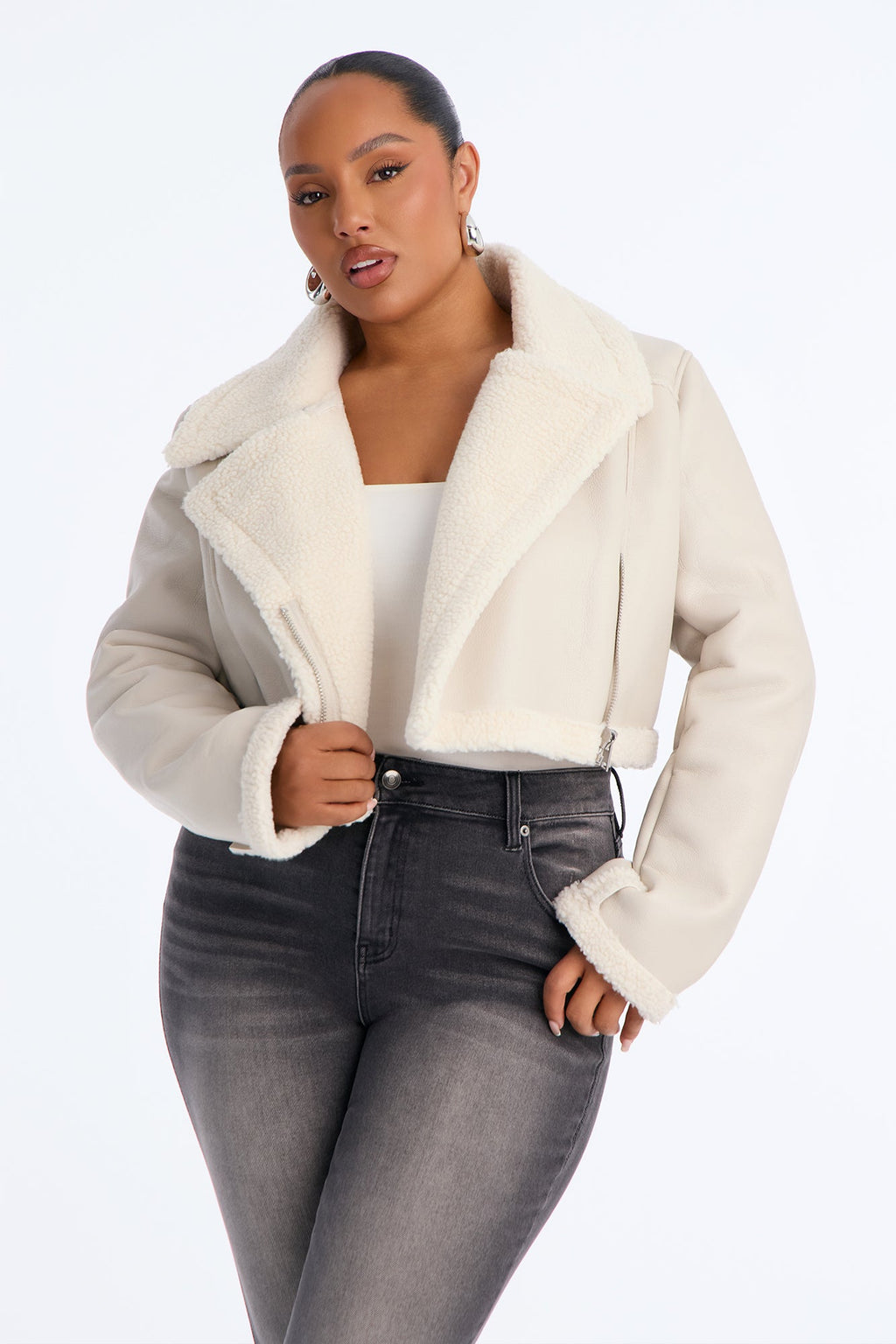 Crossing Ways Moto Jacket - Stone