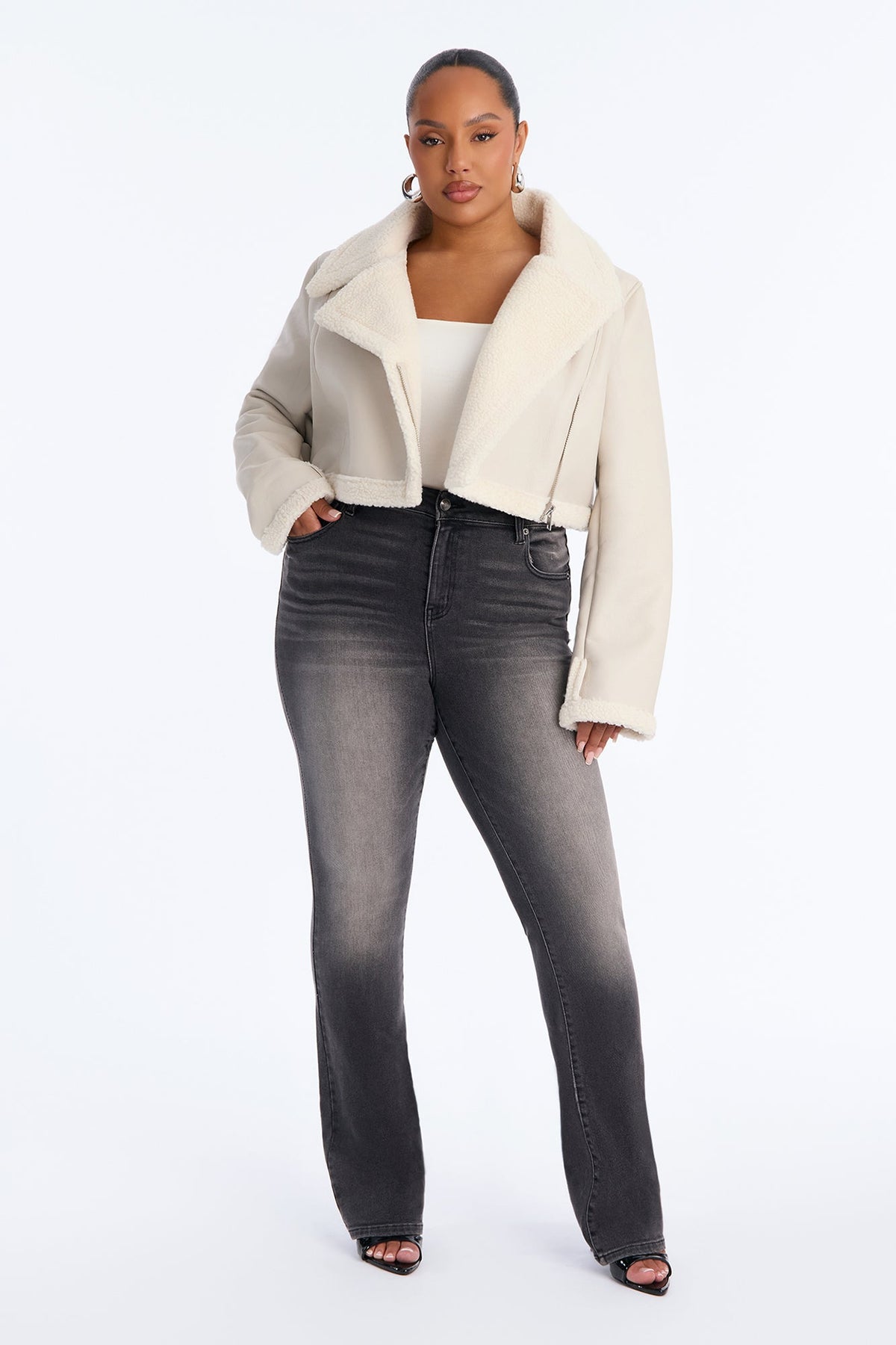 Crossing Ways Moto Jacket - Stone