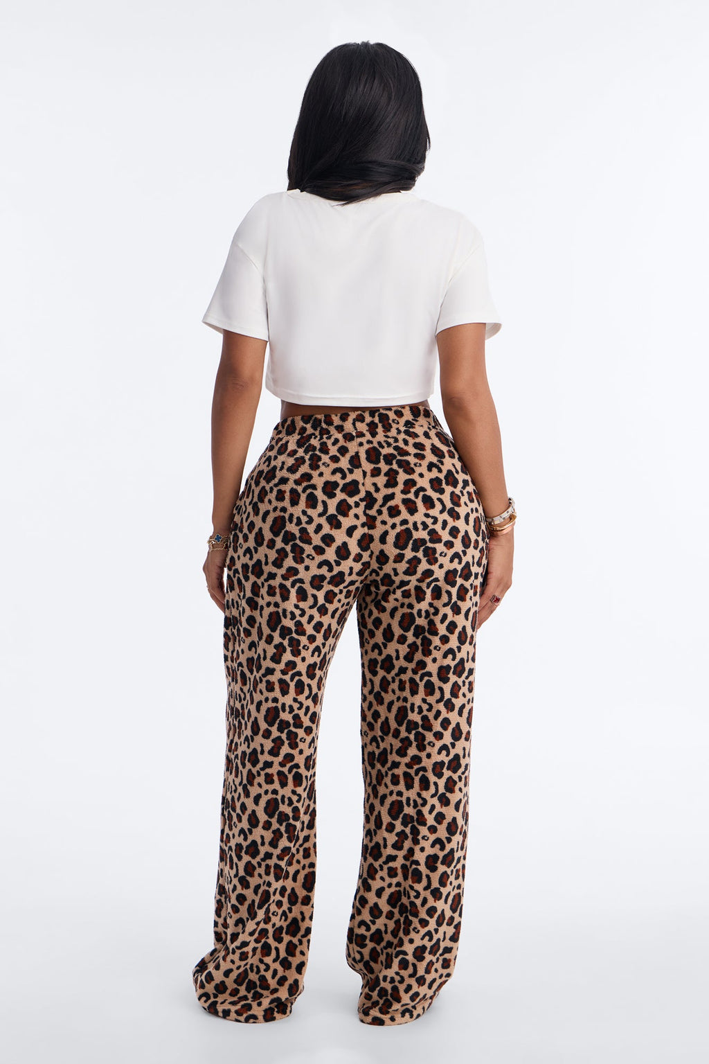 My Beauty Rest 2pc Plush PJ Pant Set - Brown/combo
