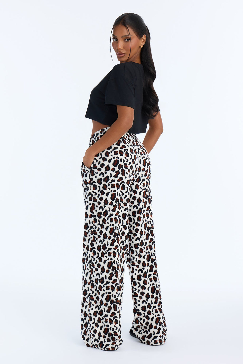 My Beauty Rest 2pc Plush PJ Pant Set - White