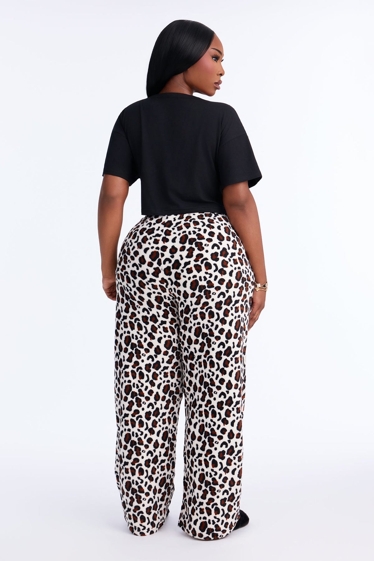 My Beauty Rest 2pc Plush PJ Pant Set - White
