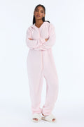 Beary Happy Together Cozy Plush PJ Onesie - Pink