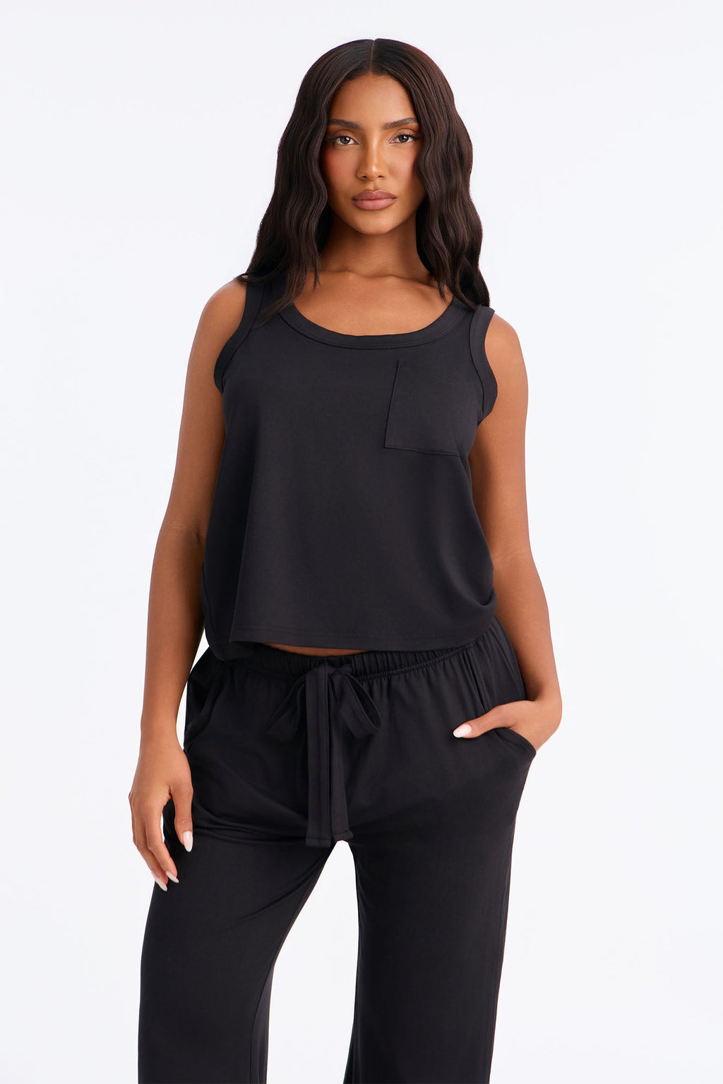 Darling Dreams PJ Jogger Pant Set - Black