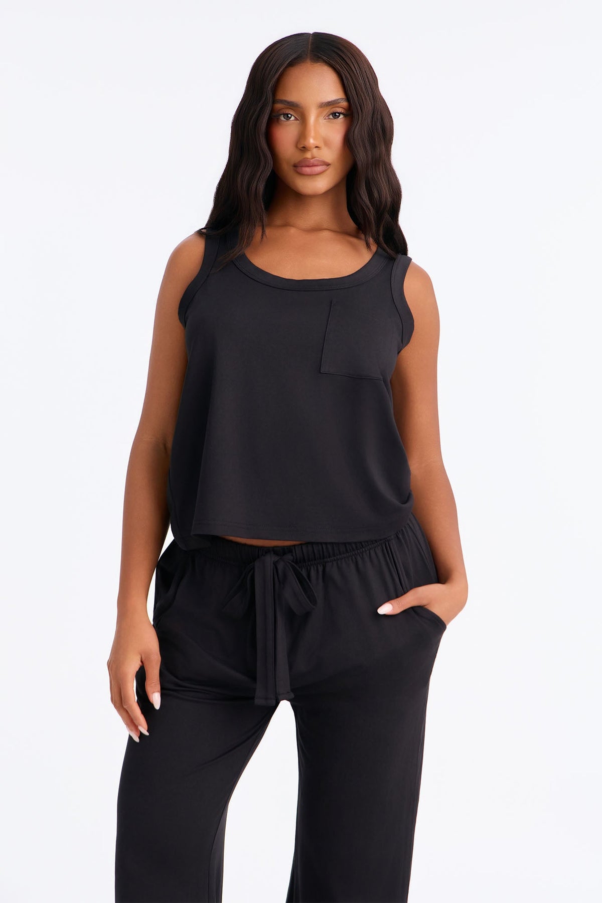 Darling Dreams PJ Jogger Pant Set - Black