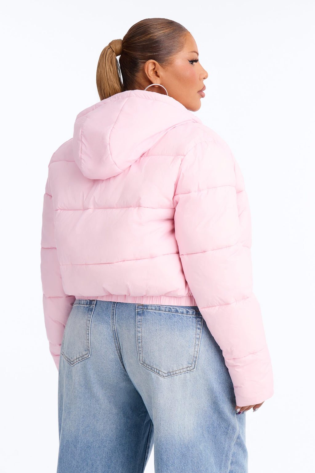 Up And About Puffer Coat - Light Pink