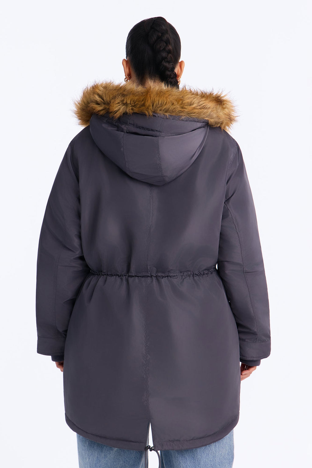 Cold News Puffer Jacket - Charcoal
