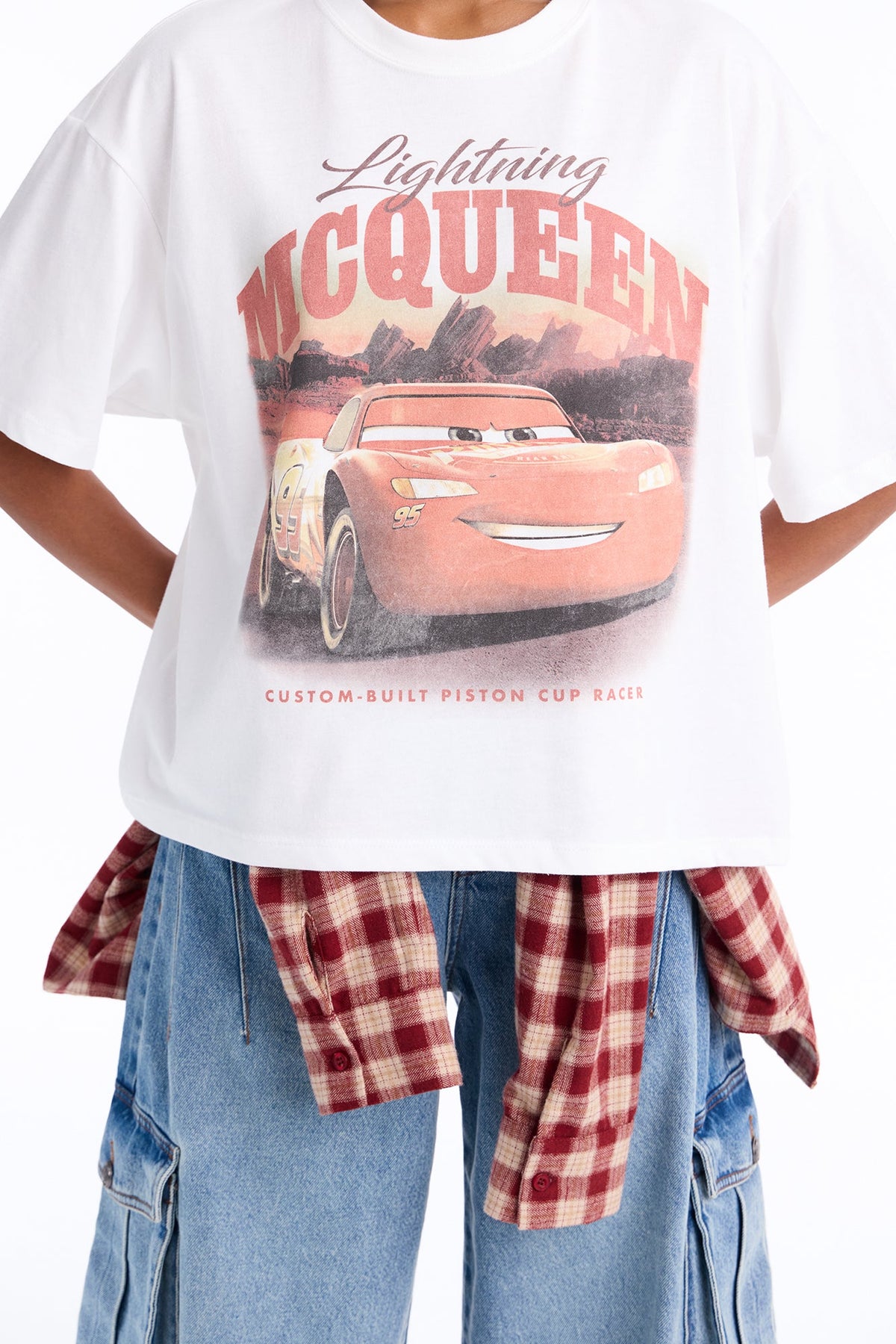 Cars Lightning Custom Built Tee - White