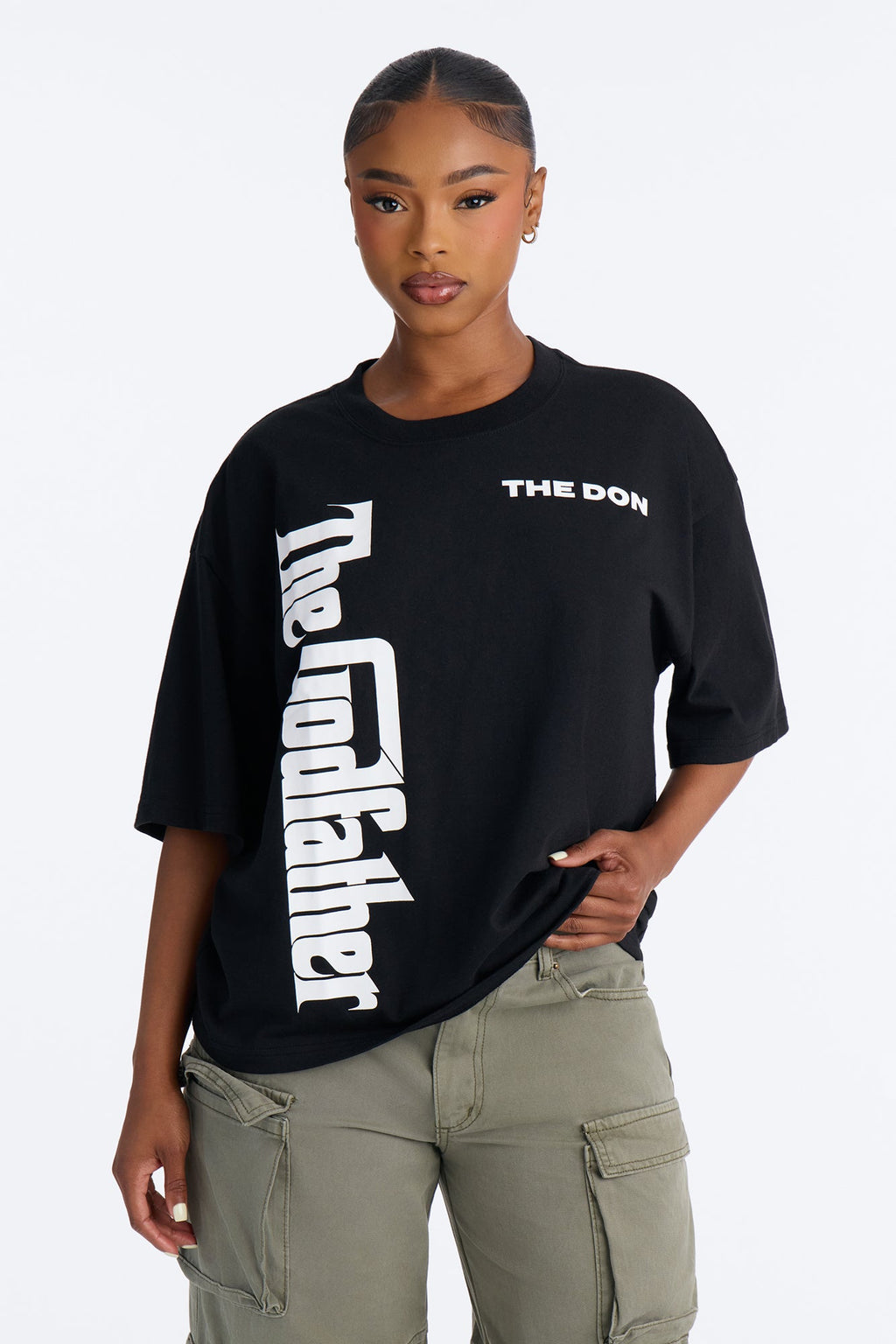 The Godfather The Don Oversized Tee - Black