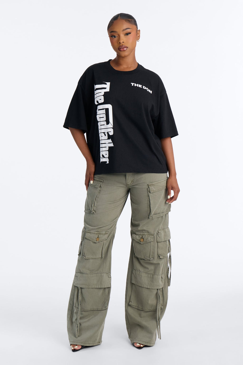 The Godfather The Don Oversized Tee - Black