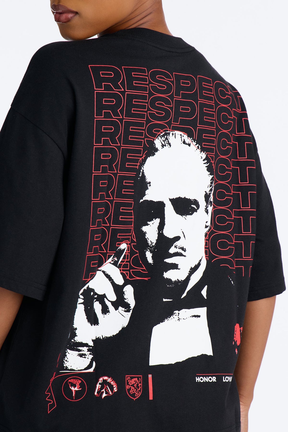 The Godfather The Don Oversized Tee - Black