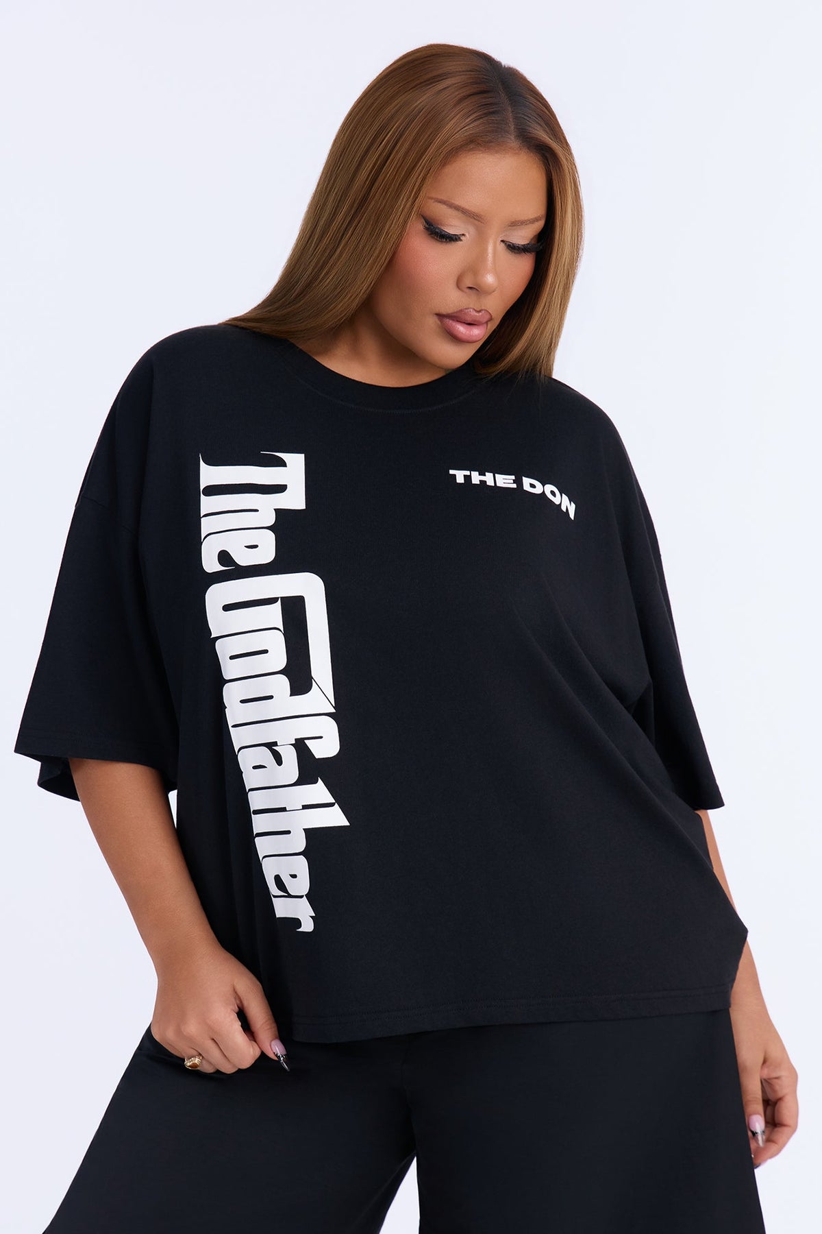 The Godfather The Don Oversized Tee - Black