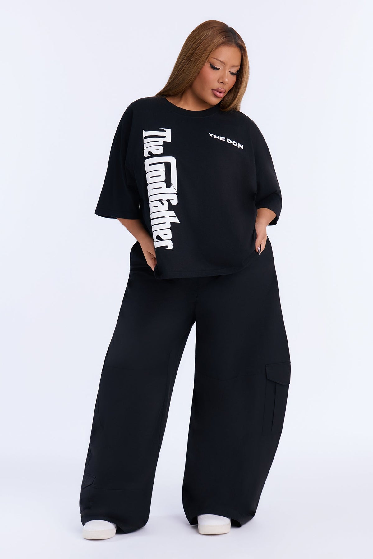 The Godfather The Don Oversized Tee - Black