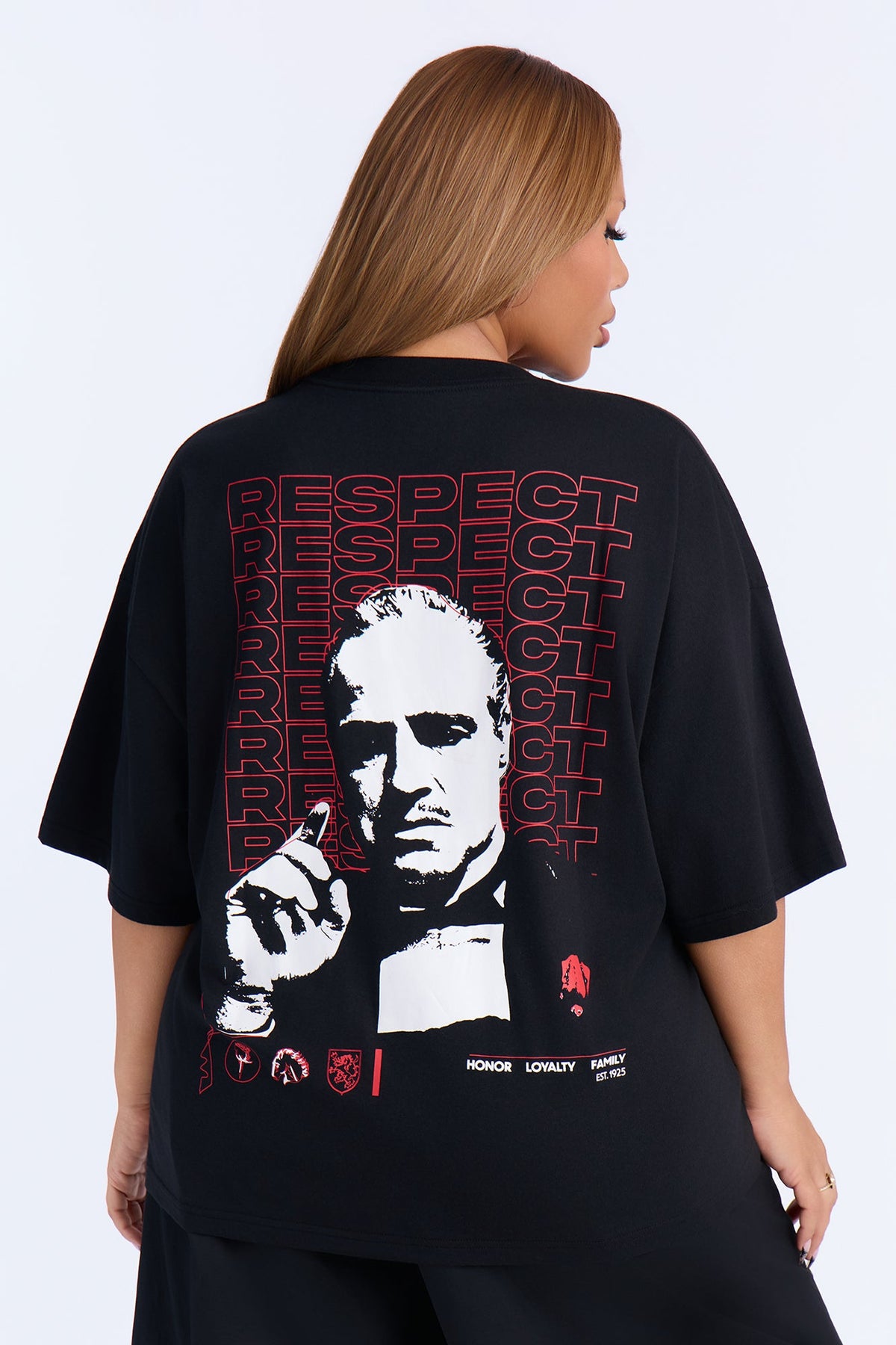 The Godfather The Don Oversized Tee - Black