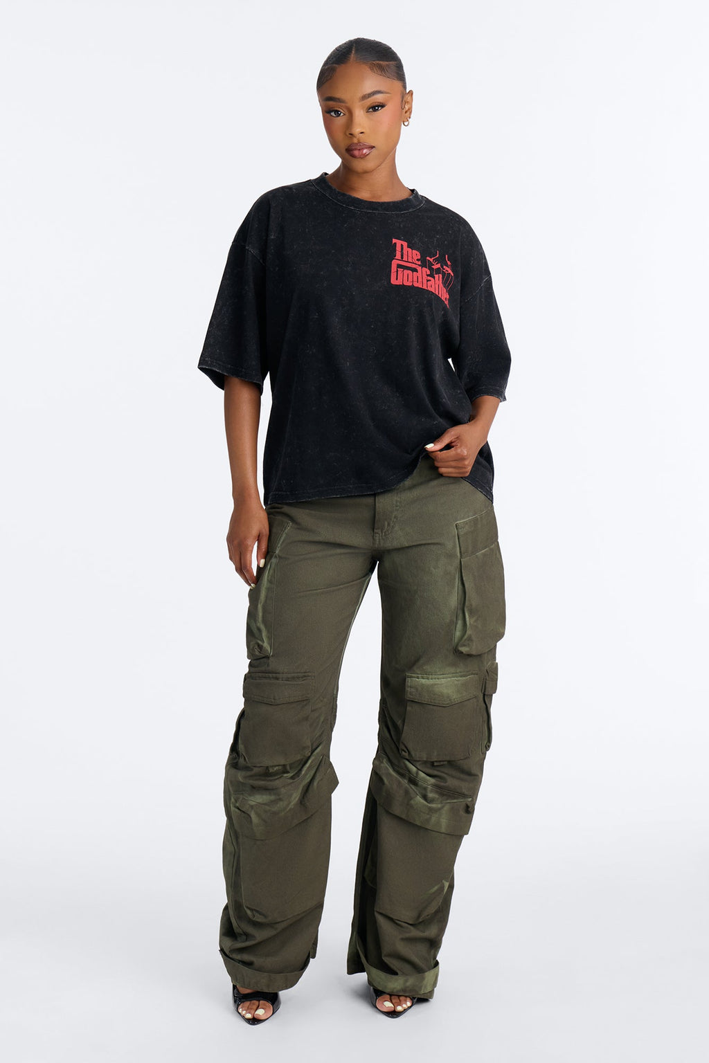 The Godfather Loyal Icon Washed Tee - Black