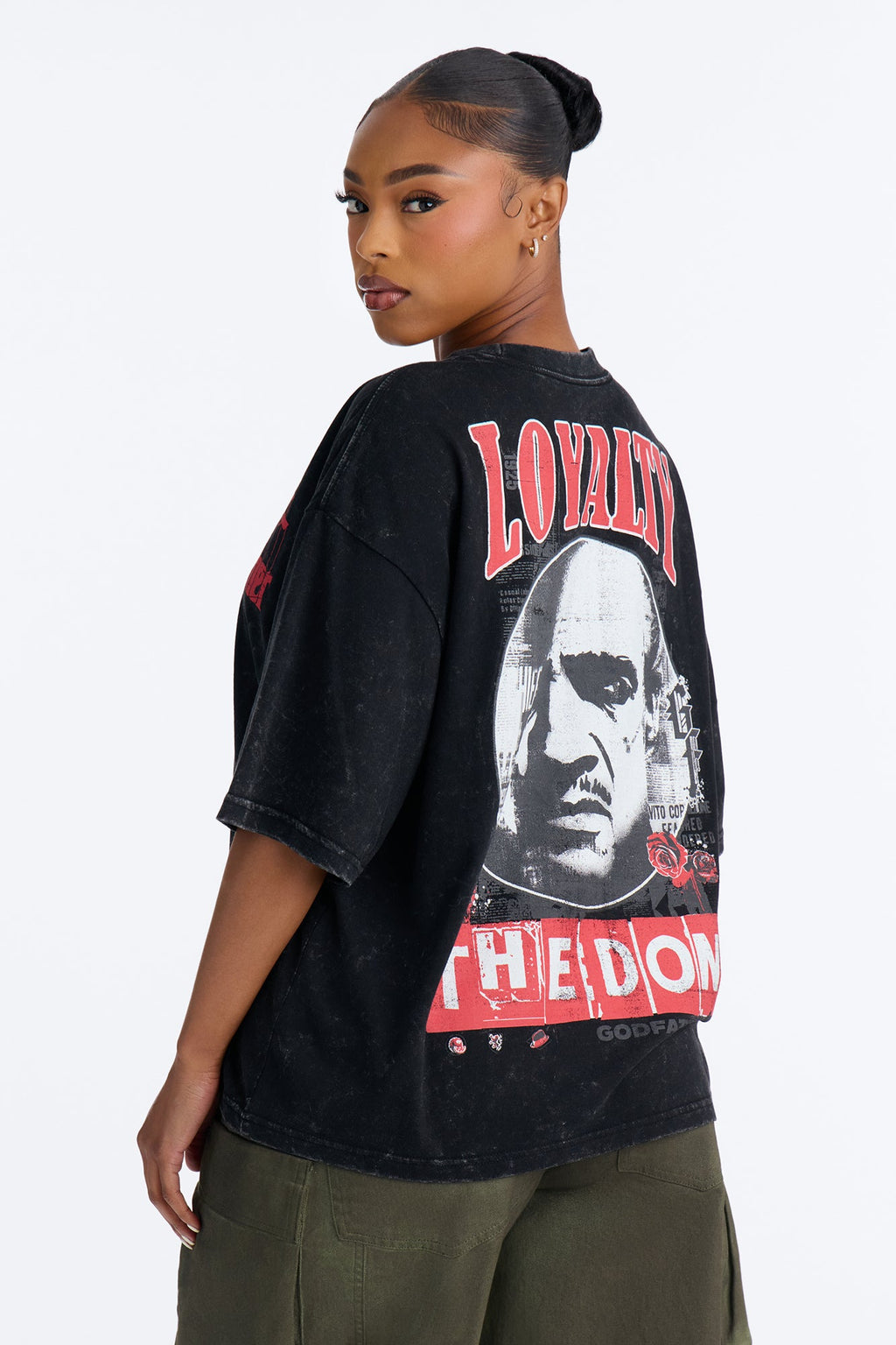 The Godfather Loyal Icon Washed Tee - Black