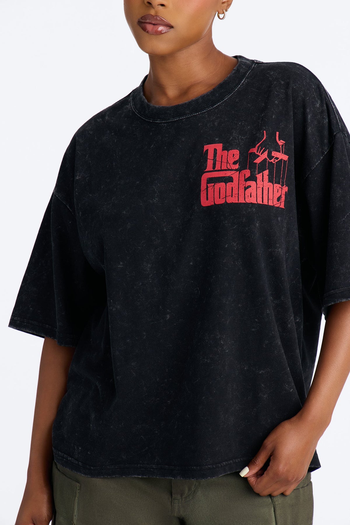 The Godfather Loyal Icon Washed Tee - Black