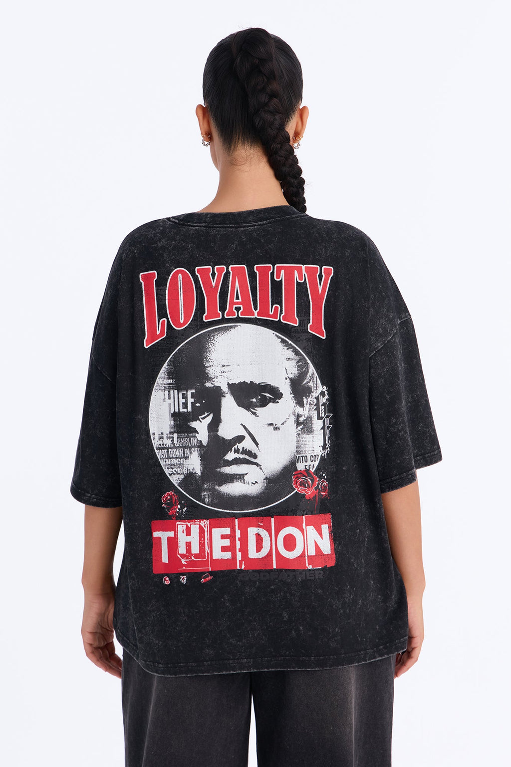 The Godfather Loyal Icon Washed Tee - Black